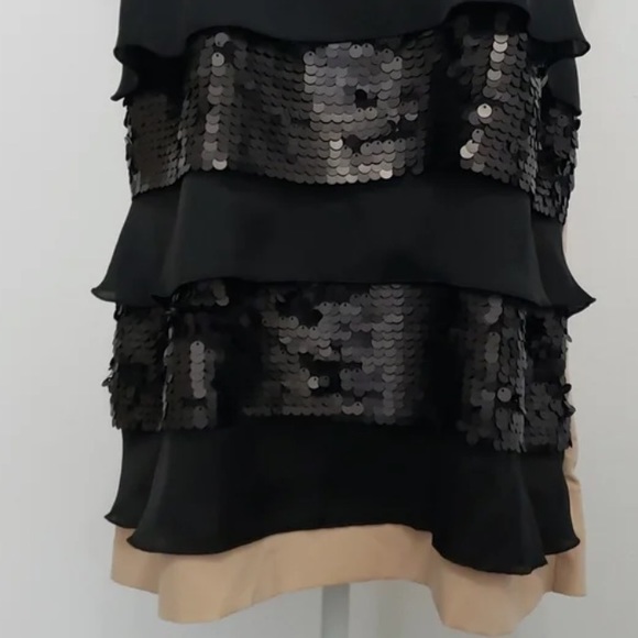 NWOT SIMPLY VERA WANG || SLEEVELESS BLACK SEQUENCE TANK TOP BLOUSE size Xl - Picture 8 of 8